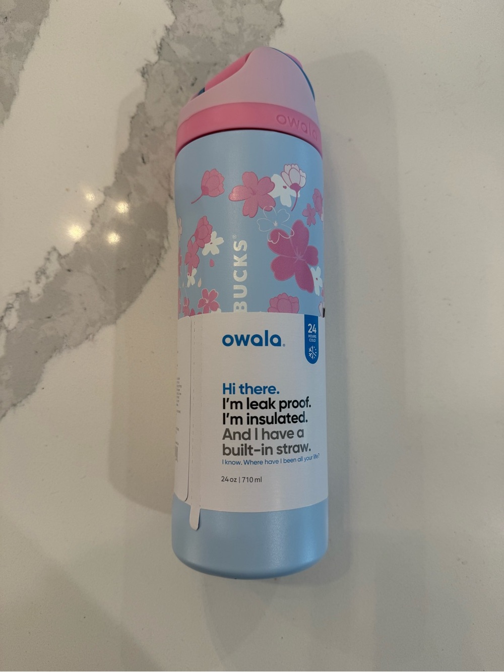 Limited addition Owala Insulated 24oz Water Bottle- Starbucks+Owala